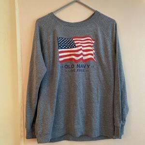 American Flag Sweater